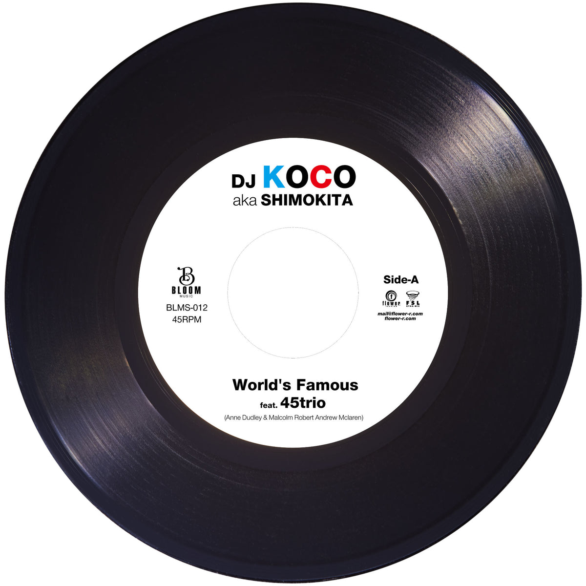 World's Famous feat. 45trio / DJ KOCO aka SHIMOKITA / 7インチ