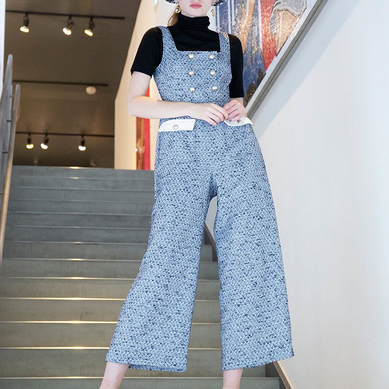 house on the hill ジャンプスーツ tile 星柄 80 house on the hill