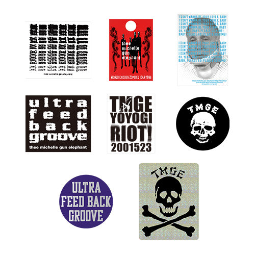 THEE MICHELLE GUN ELEPHANT / TMGEステッカーセットA（Re-Print