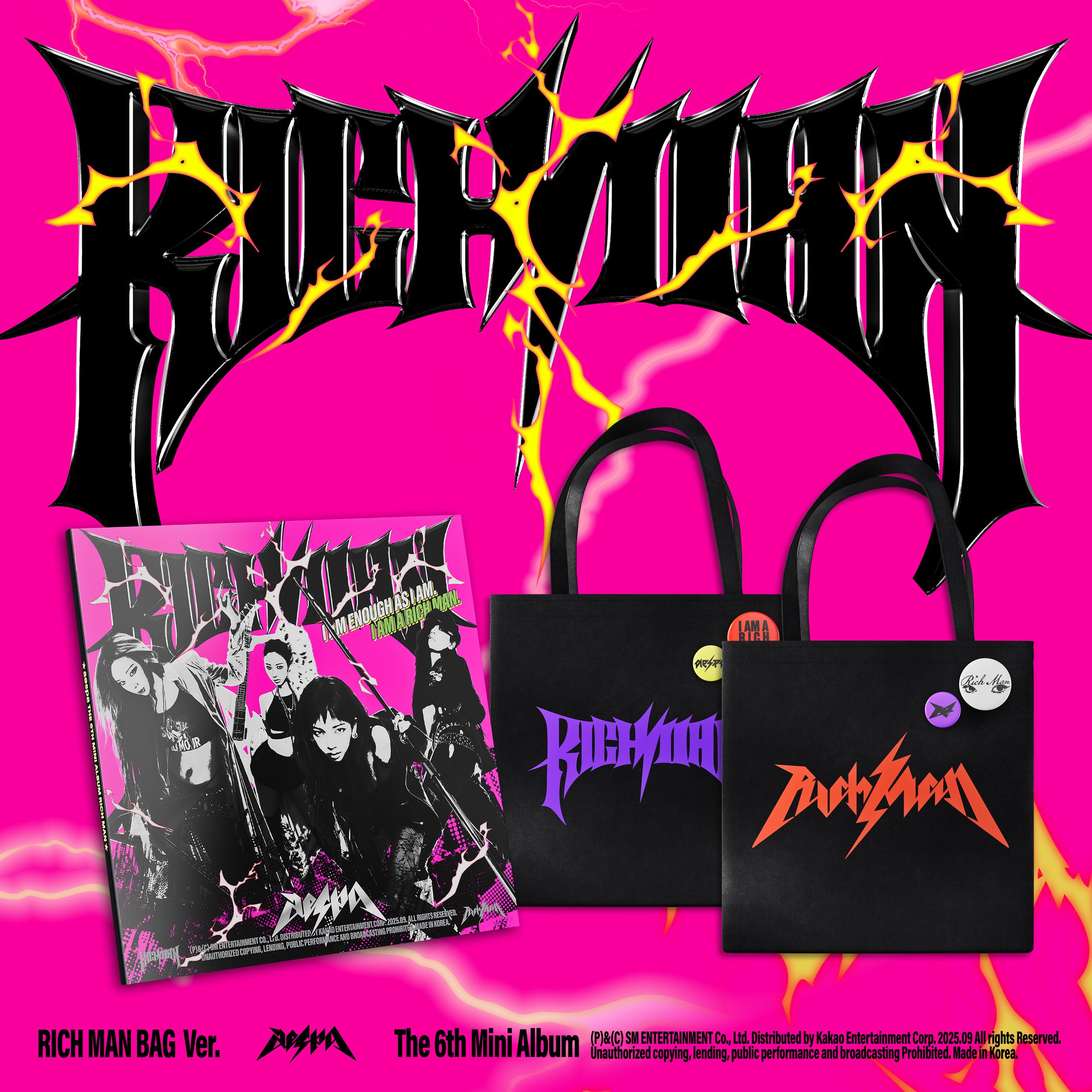 The 6th Mini Album 'Rich Man' (RICH MAN BAG Ver.) – ワーナー