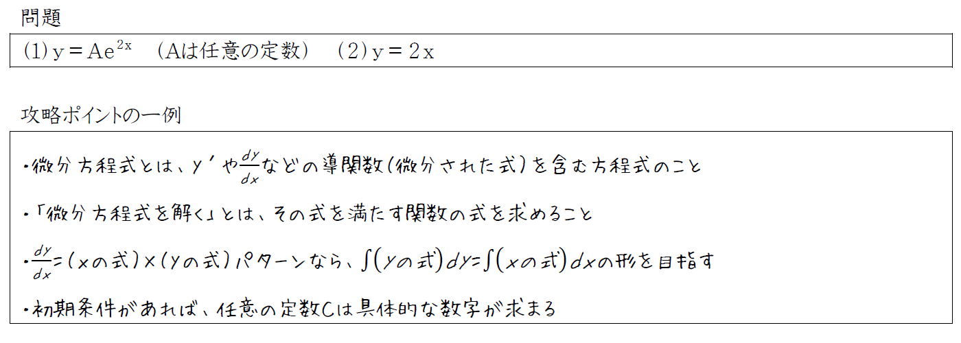 StudyDoctor微分方程式の解き方【高校数学Ⅲ】 - StudyDoctor