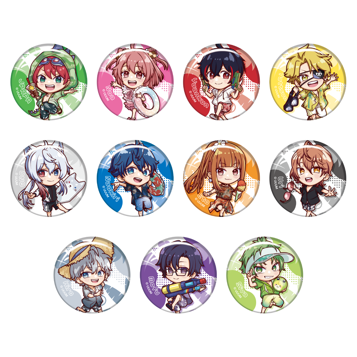 TR缶バッジ SDイラスト – サマーからぴちランド