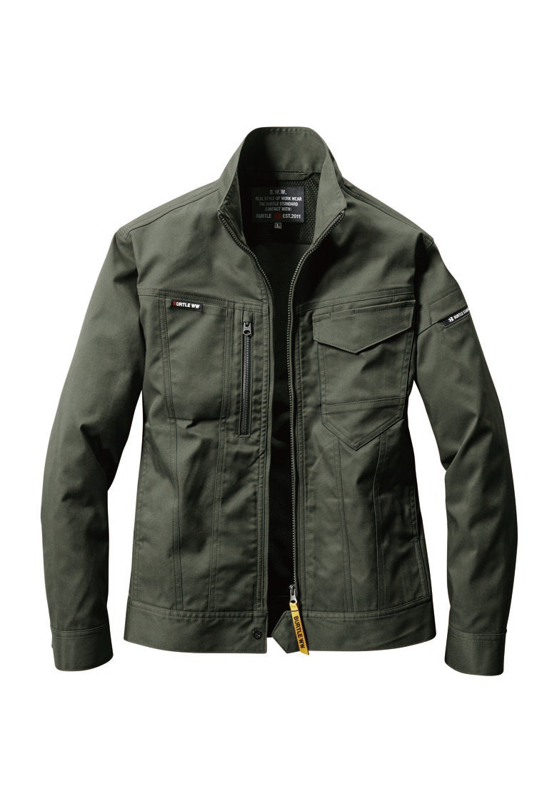 バートル 6211 BURTLE 伸長率22% 帯電防止 JIS T8118適合 ストレッチ