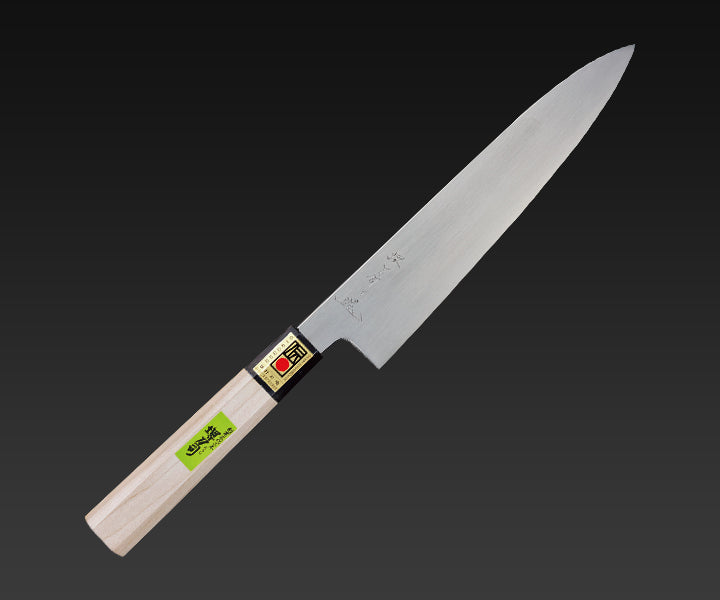 堺の包丁】和庖丁スタイル 和牛刀（両刃） – 堺刀司オンラインショップ