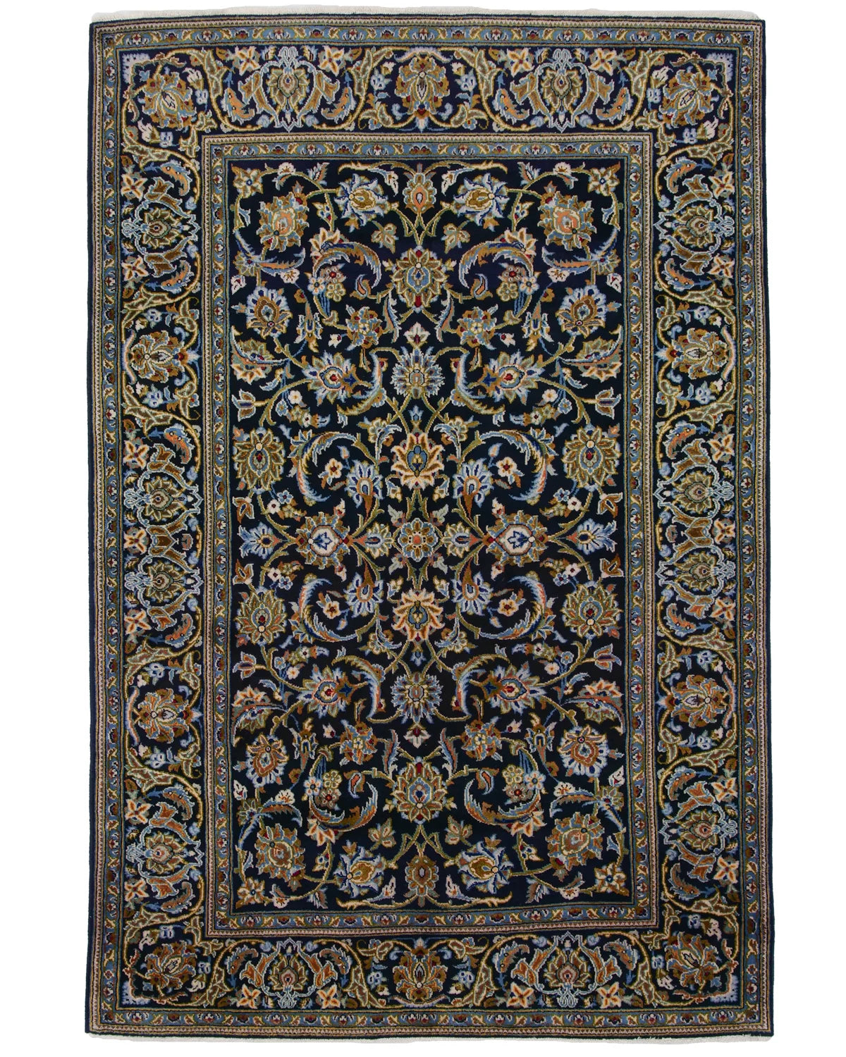 ペルシャ絨毯 カシャーン産 約138cm x 210cm｜SATHI RUGS