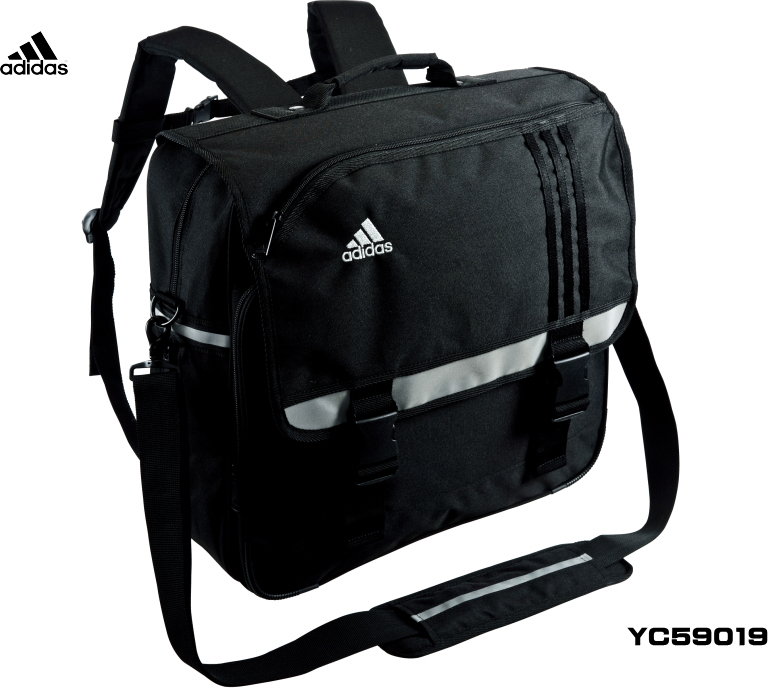 adidas】大型3WAYバッグ（容量20～24L/ブラックの全1色）
