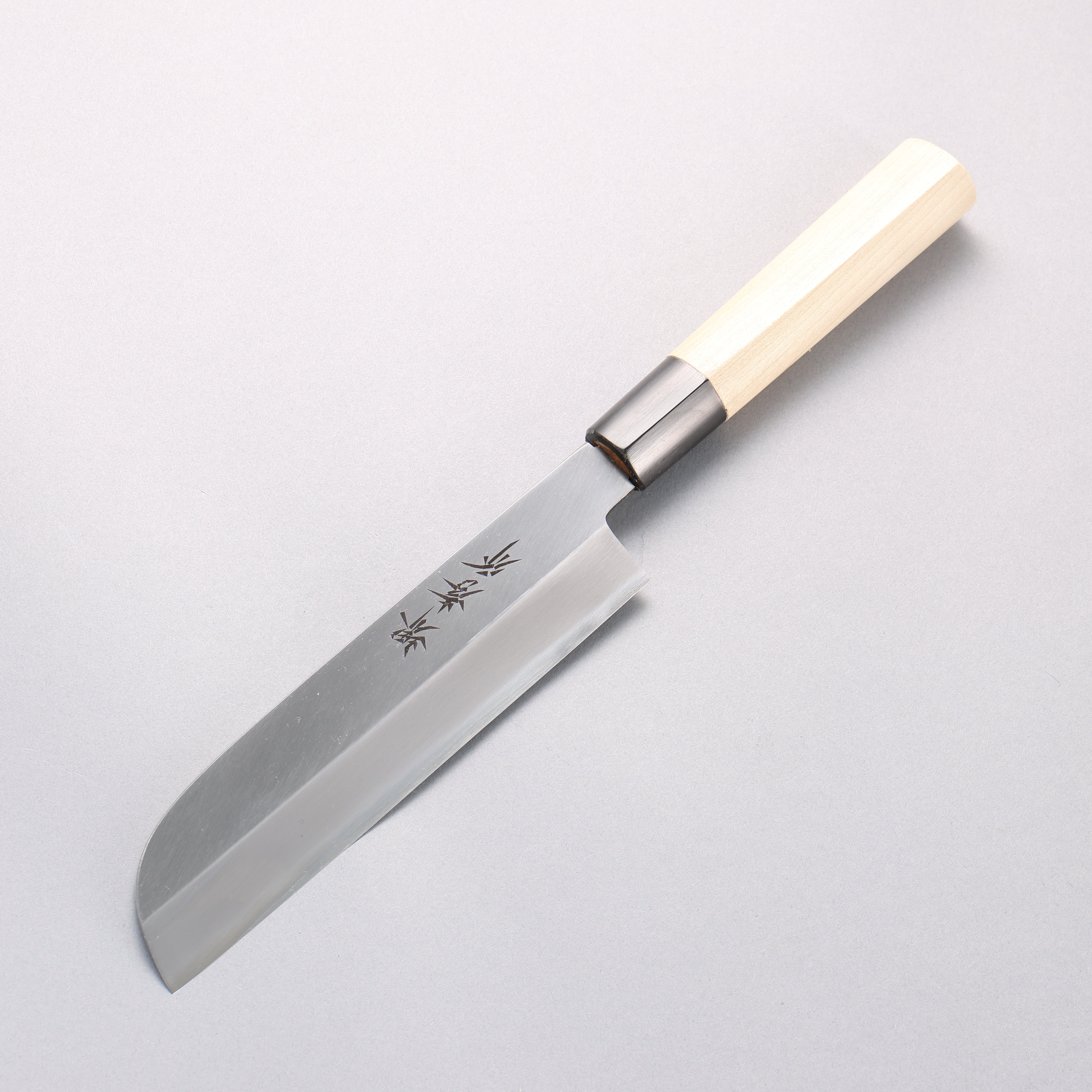 堺 孝行 【左利き用】 霞研 白鋼 鎌形薄刃包丁 – 清助刃物 Japan