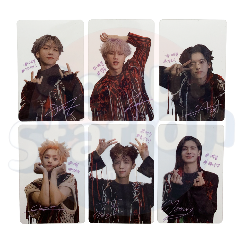 XDINARY HEROES - STAGE ♭ : OVERTURE - JYP SHOP MD Clear Photocard