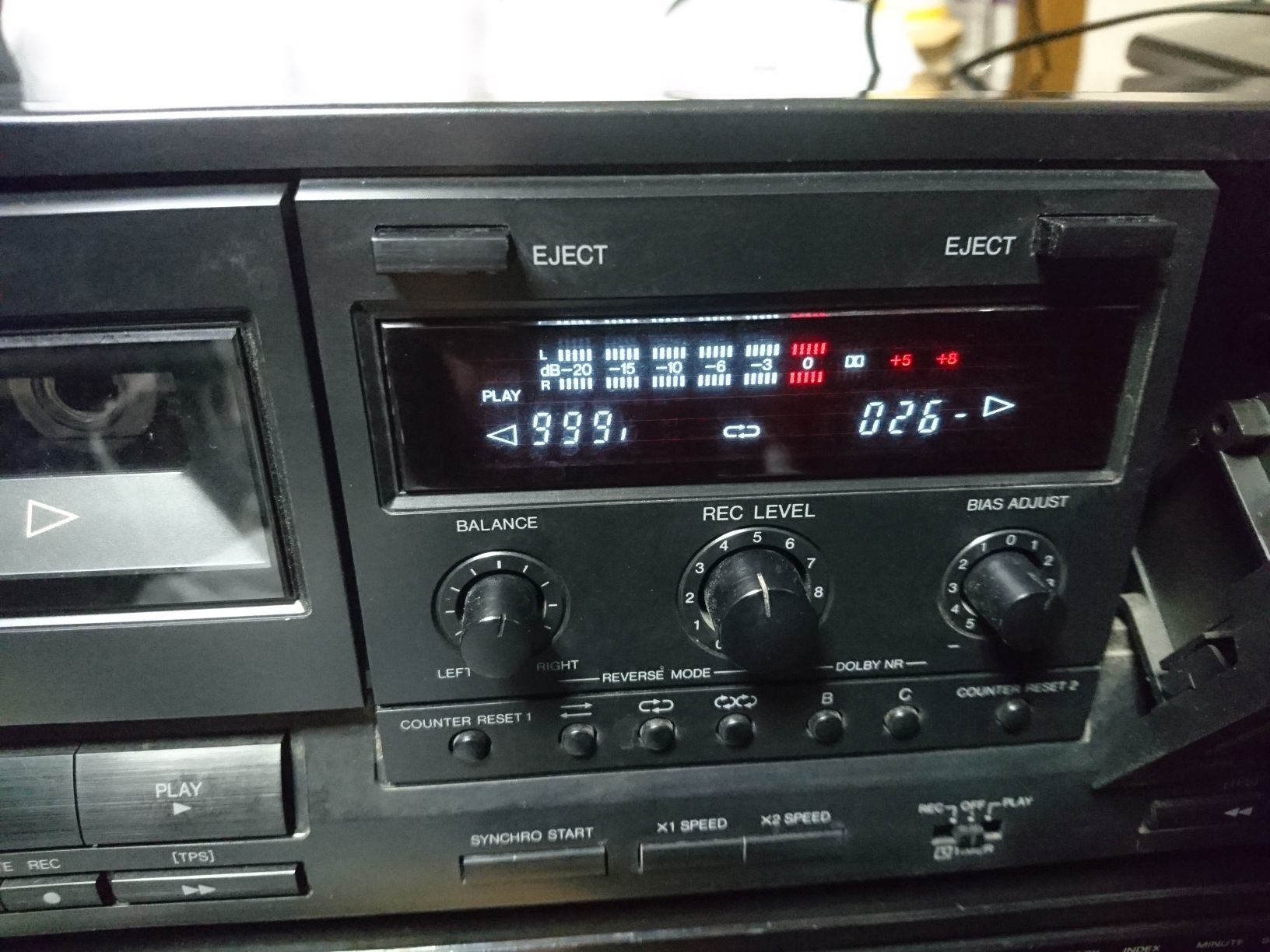 パナソニック カセットデッキ RS-TR515 再生できないジャンク修理