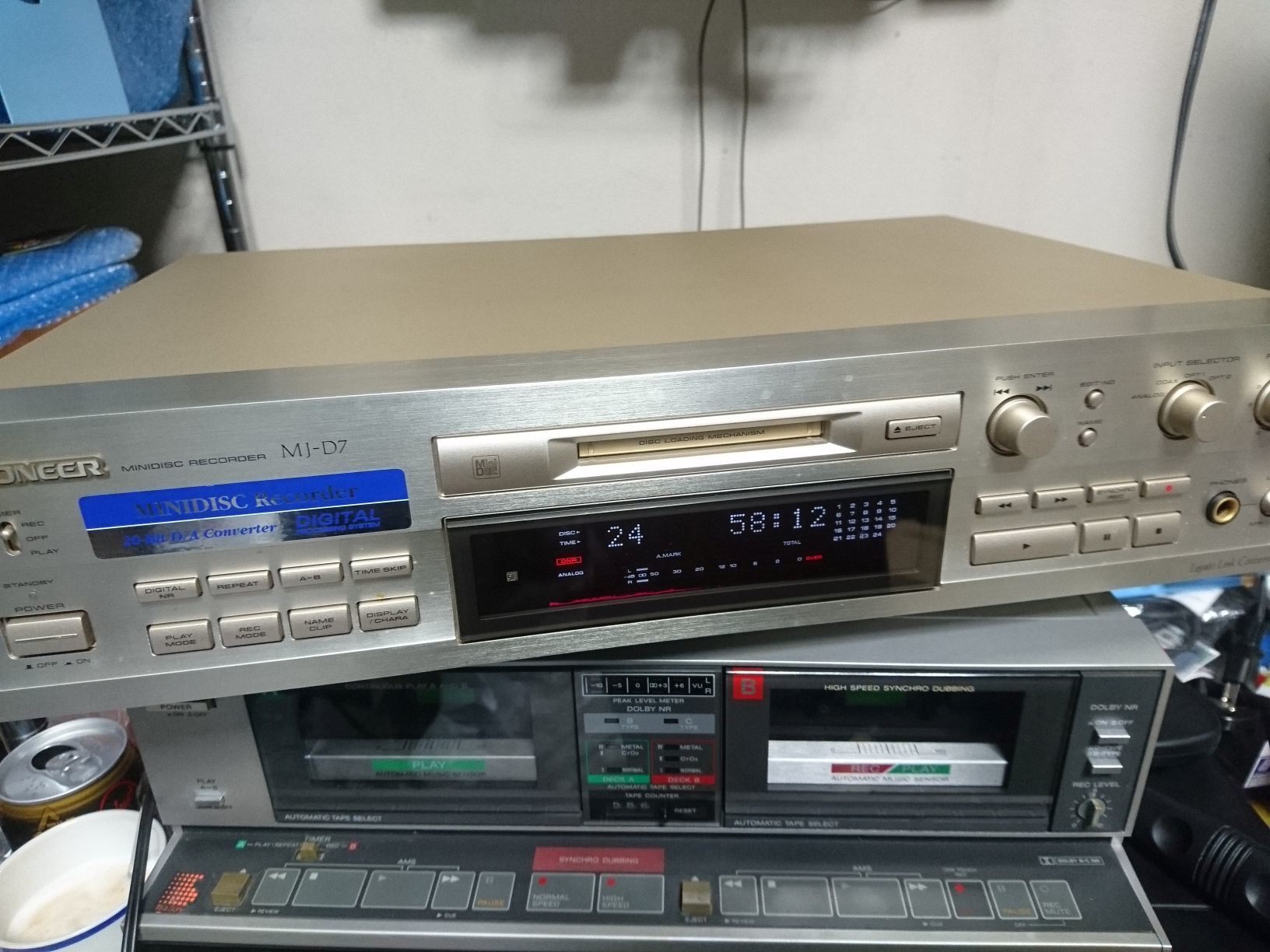 PIONEER MDデッキ MJ-D7 修理 | 自由日記J -ジャンカーへの道-