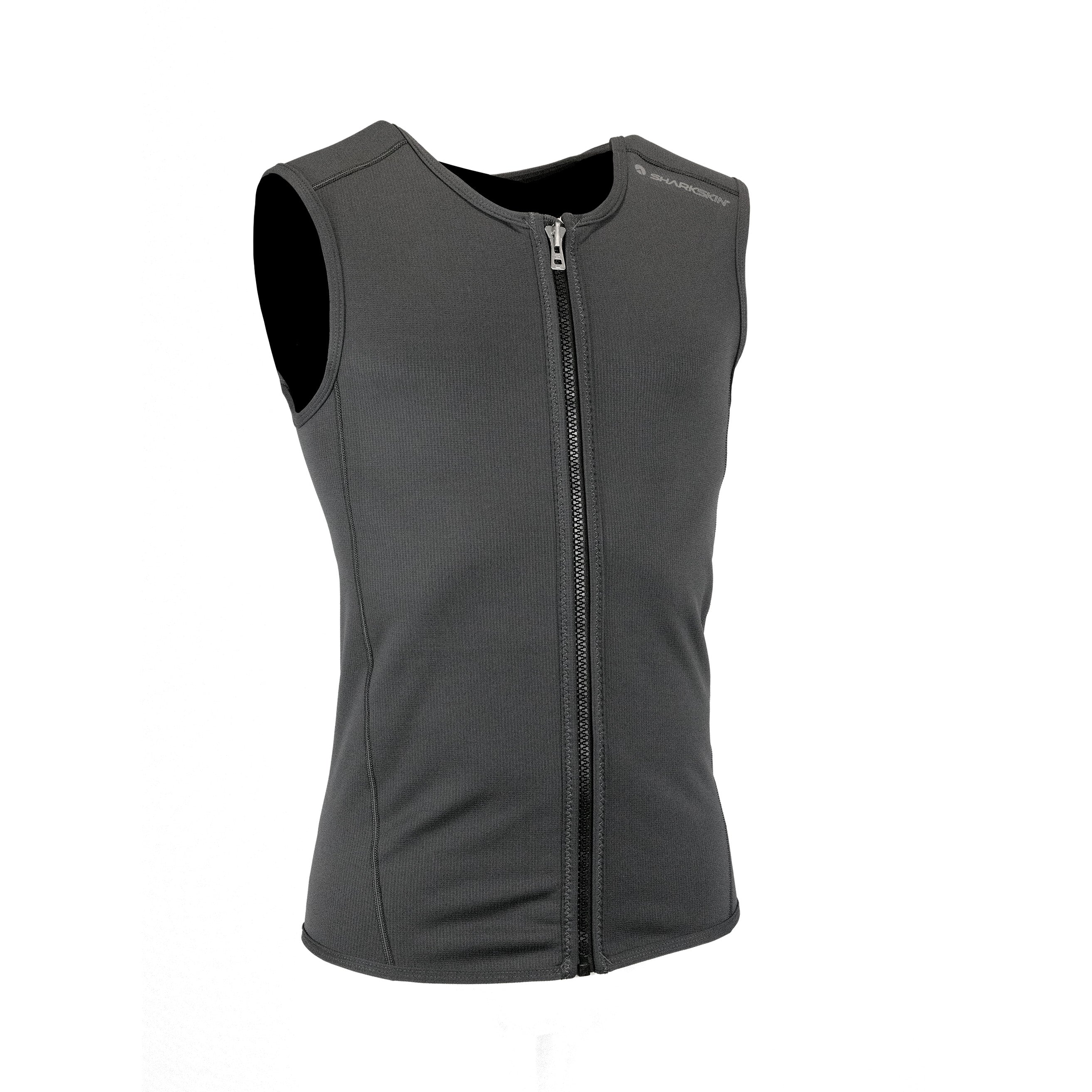 T2 Chillproof Sleeveless Full Zip Vest - Mens – Sharkskin