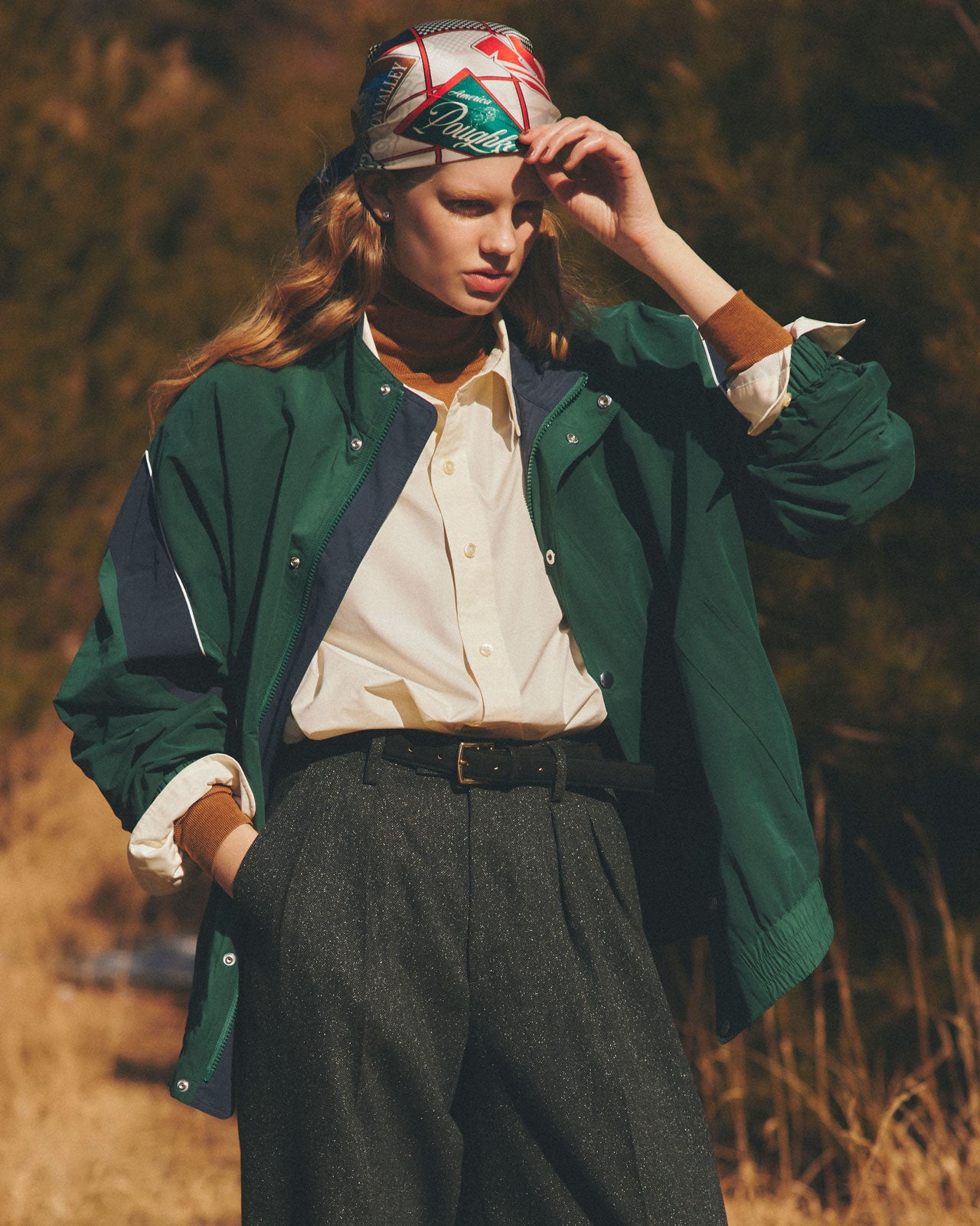 BICOLOR TRACK JACKET – Shinzone