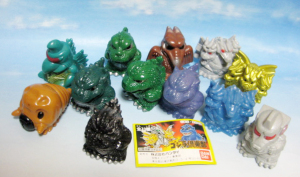 指人形ガシャポン版/ゴジラ倶楽部 Part-1（1992）: Shirow'sぷれしゃす