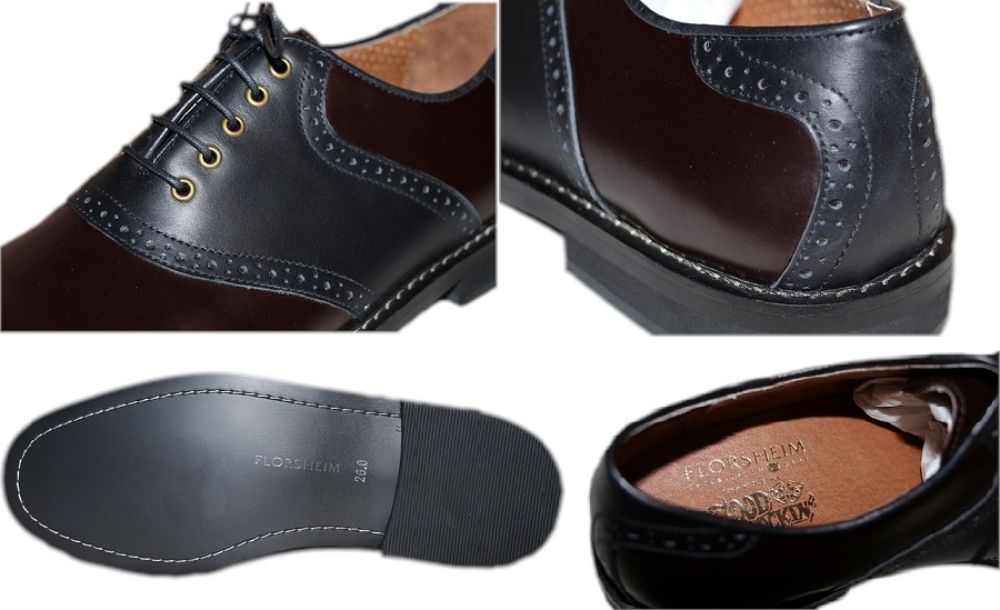 GOOD ROCKIN'＆FLORSHEIM,グッドロッキン&フローシャイム,レザーサドル