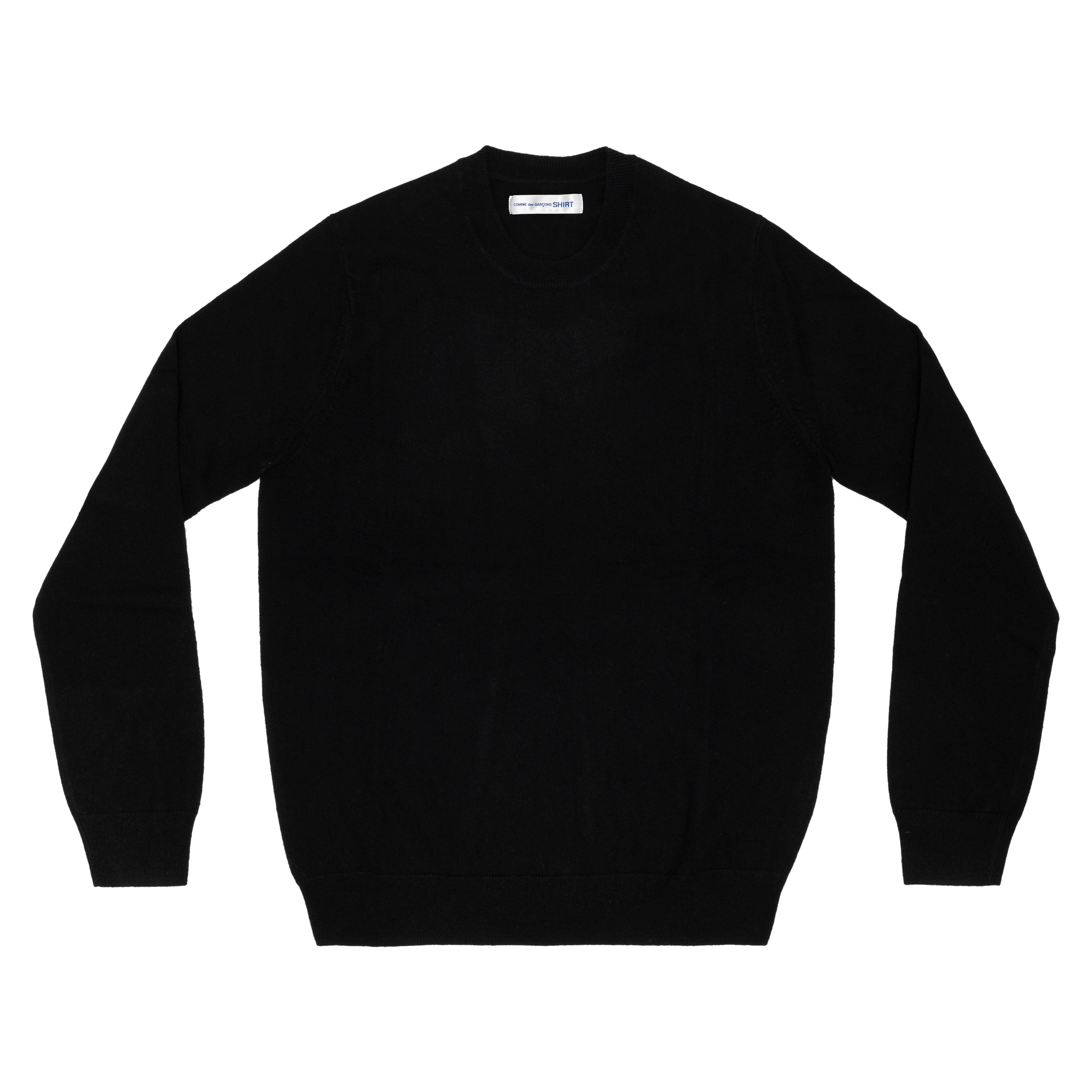 CDG SHIRT FOREVER: Round-Neck Pullover (BLACK) | DSMG E-SHOP