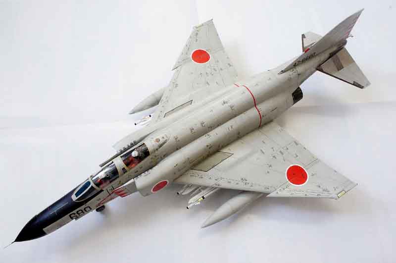 ハセガワ 1/48 F-4EJ 製作記 その22 完成 8/2: モケモケ