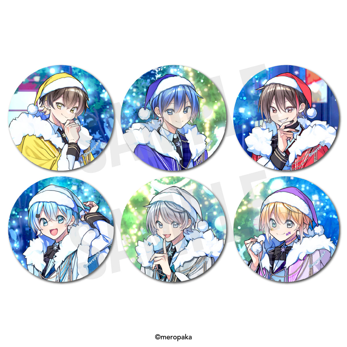 2月中旬頃発送予定］めろぱかランダム缶バッジ めろんめろでぃーver