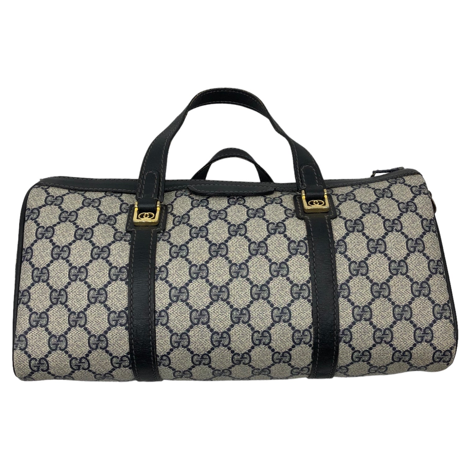 GUCCI(グッチ) GG pattern canvas leather mini Boston bag GG 柄