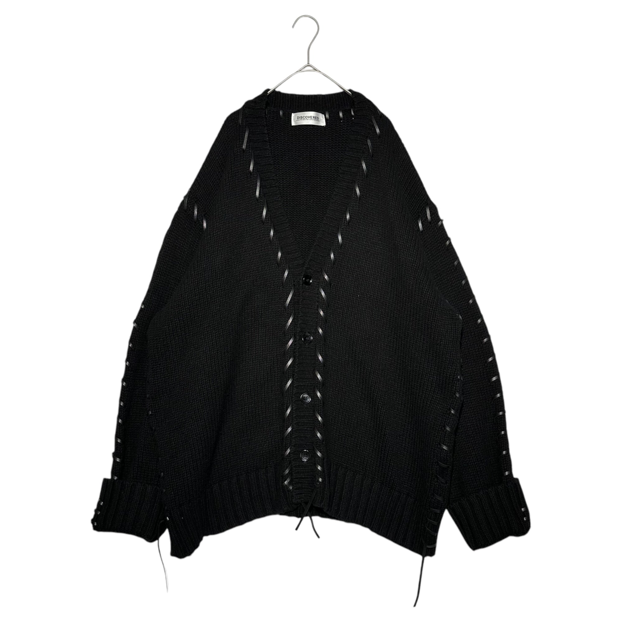 DISCOVERED(ディスカバード) 22AW LOOPING KNIT CARDIGAN レザー