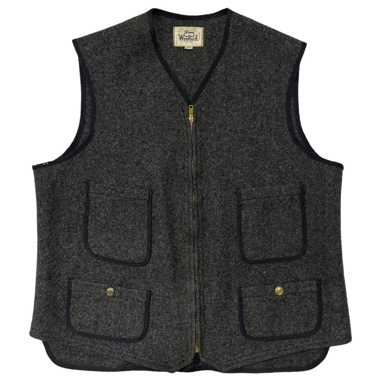 WOOLRICH(ウールリッチ) 70's ウールジップアップベスト/ヴィンテージ