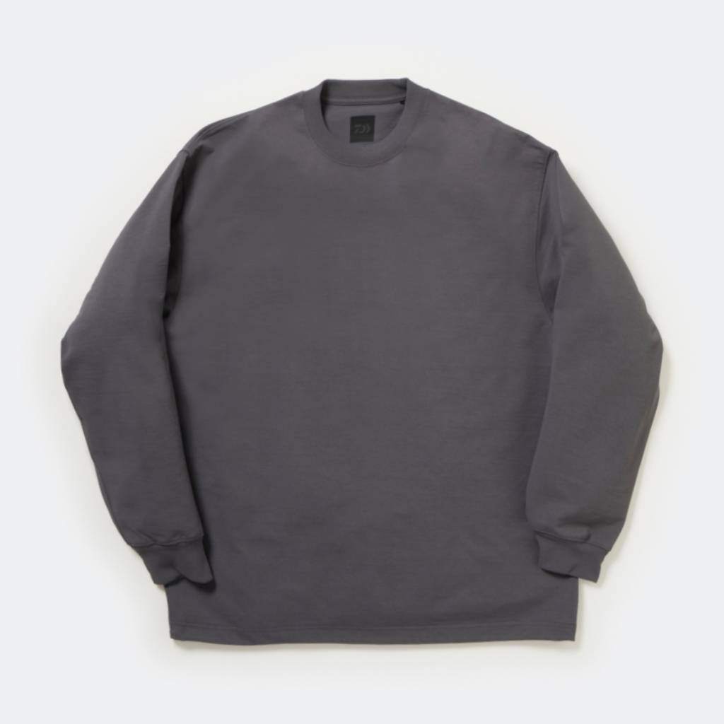 TECH DRAWSTRING L/S TEE #CHARCOAL [BE-40025]_DAIWA PIER39