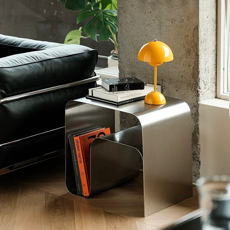 シルバーステンレス コーヒーテーブル