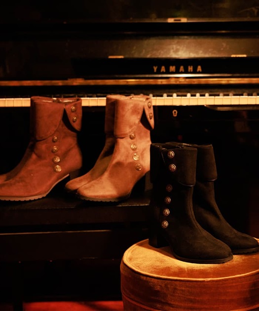 連ボタン折り返しブーツ | axes femme online shop -outlet-