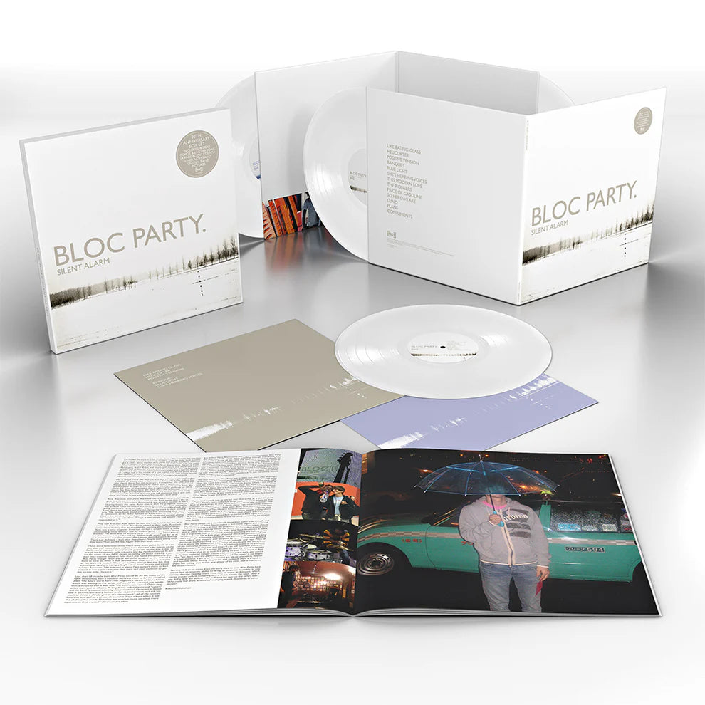 BLOC PARTY 'SILENT ALARM' BOX SET (20th Anniversary, Deluxe, White Vin