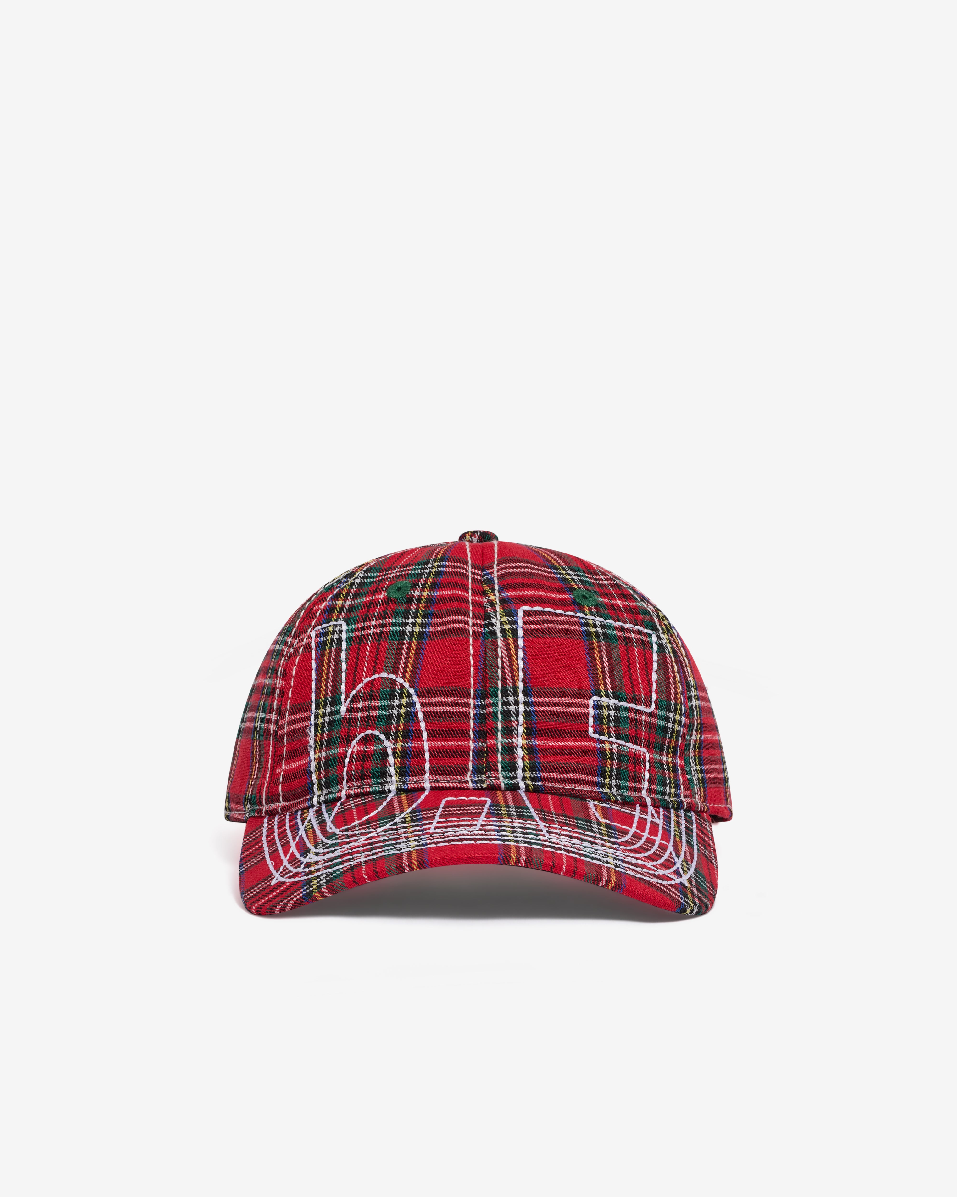 B.Eautiful: Vapor 6 Panel Hat (Red Plaid) | DSML E-SHOP