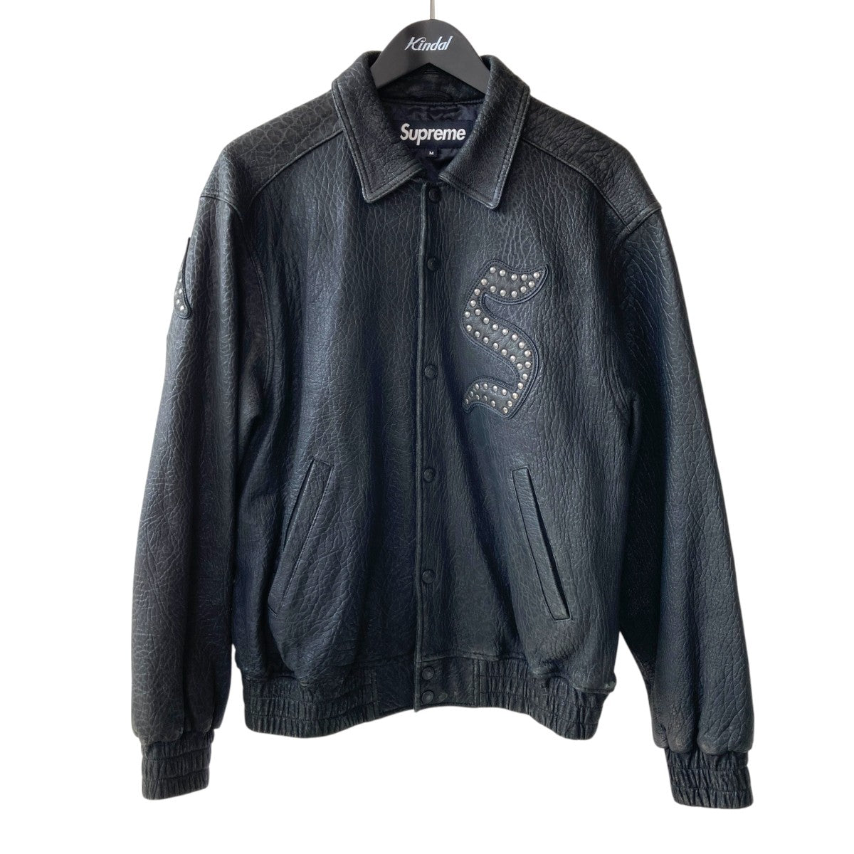 Supreme(シュプリーム) 21AWpebbled lether varsity jacketレザー