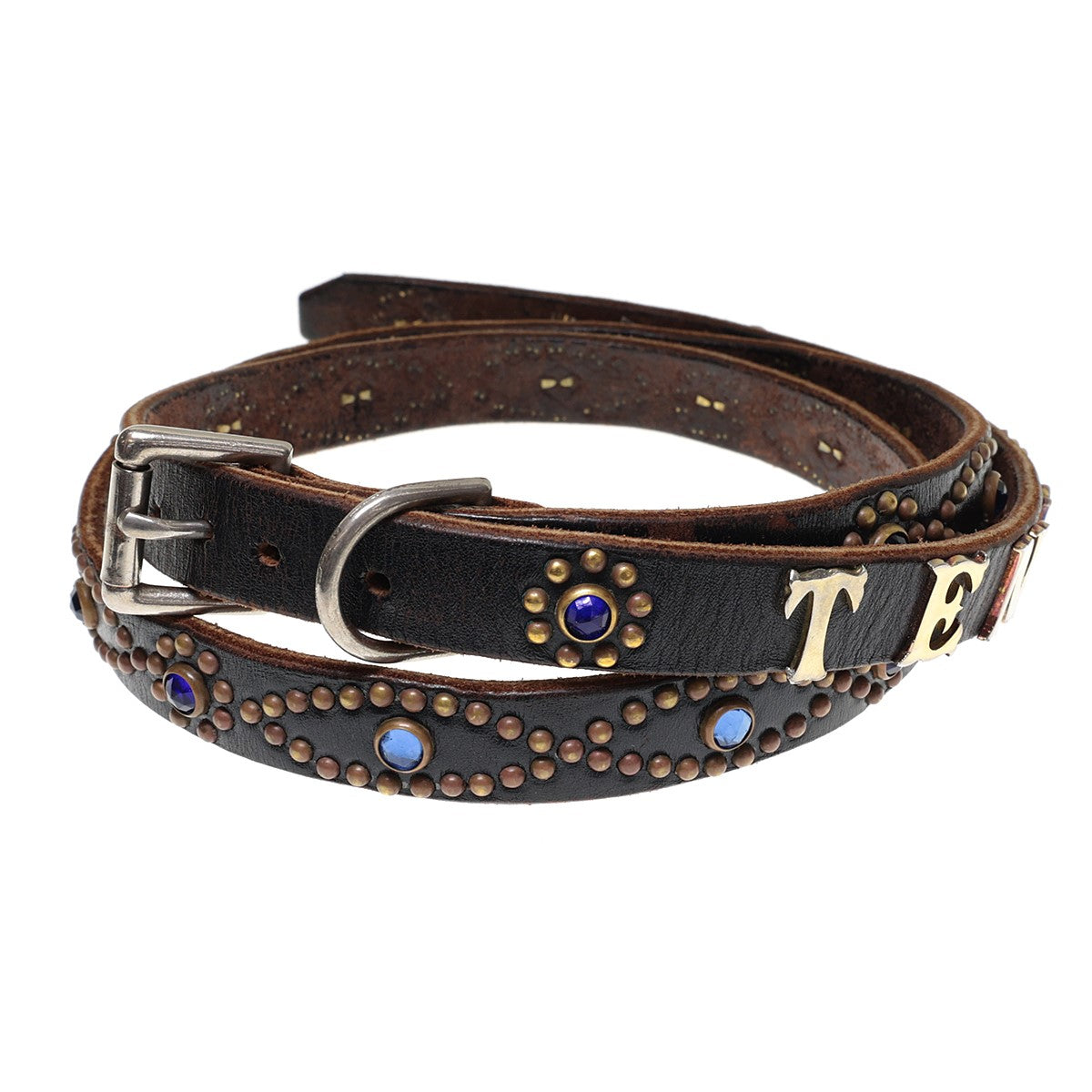 TENDERLOIN(テンダーロイン) ナロースタッズベルト ブラウン サイズ M