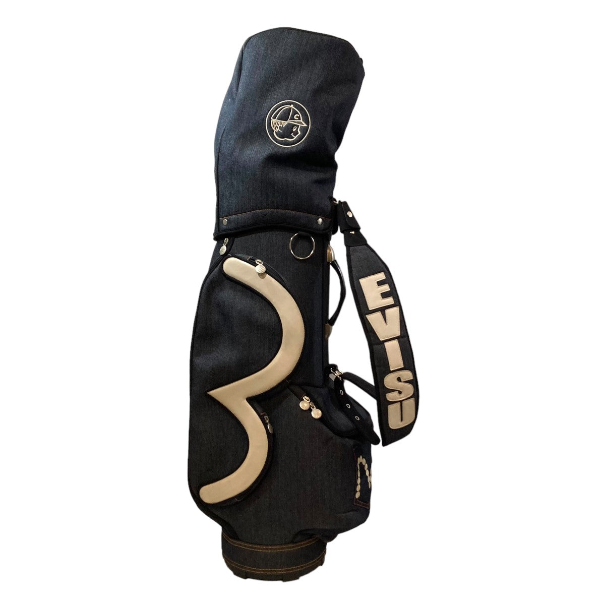 EVISU(エヴィス) デニムキャディバッグゴルフバッグ インディゴ