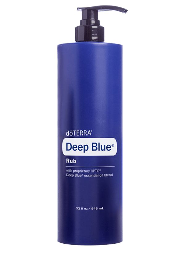 doTERRA Deep Blue Rub Liter Bottle | dōTERRA Essential Oils – Home