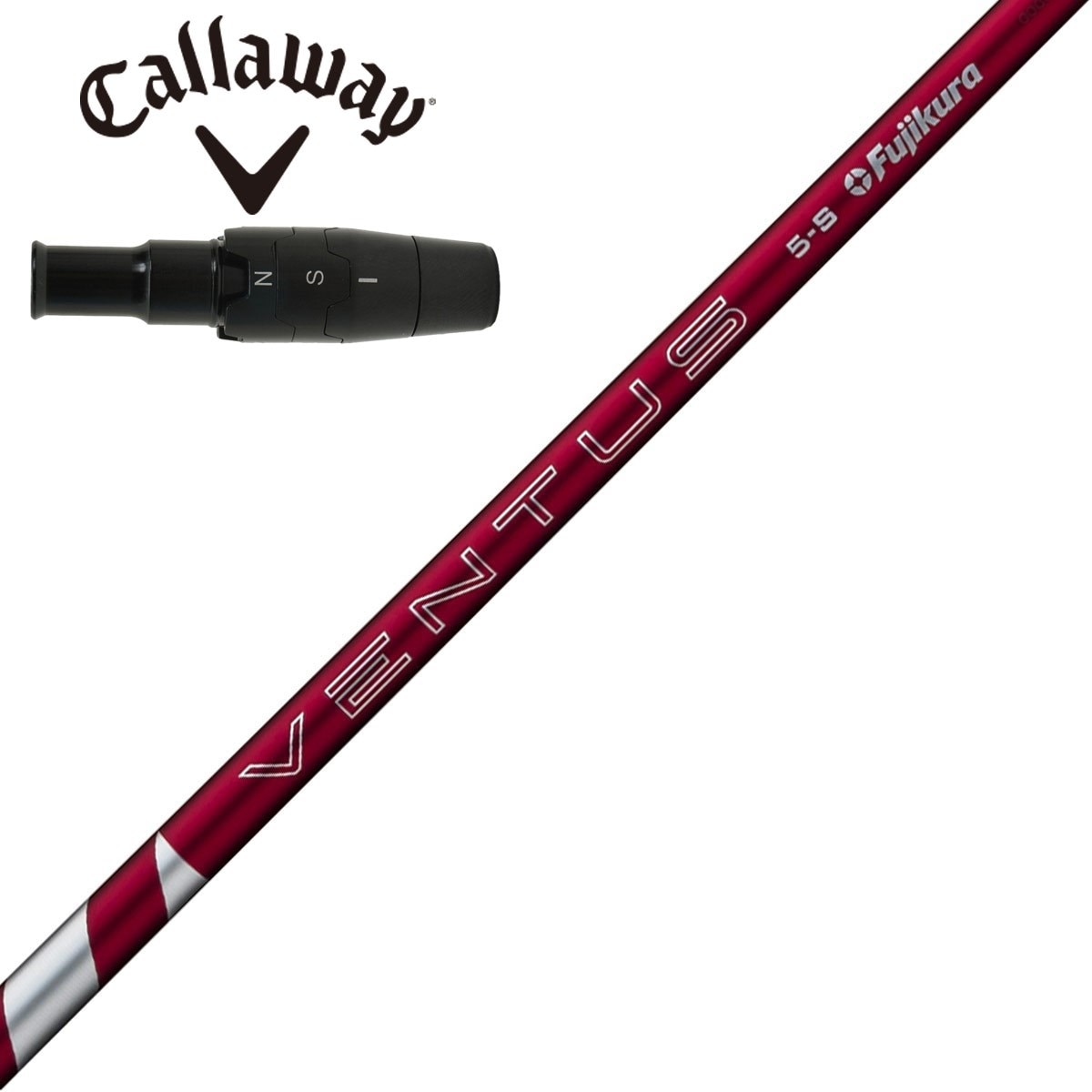 キャロウェイドライバー用 24 VENTUS RED スリーブ付きシャフト