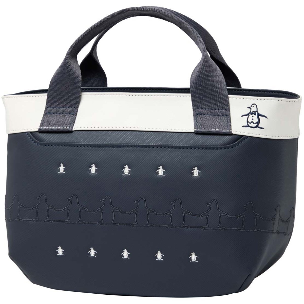 合皮素材ペンギン刺繍カートバッグ(ラウンドバッグ)|Munsingwear