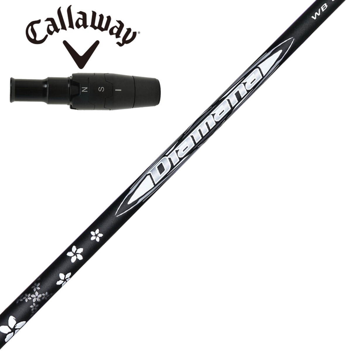 キャロウェイ ドライバー用 Diamana WB スリーブ付きシャフト(スリーブ