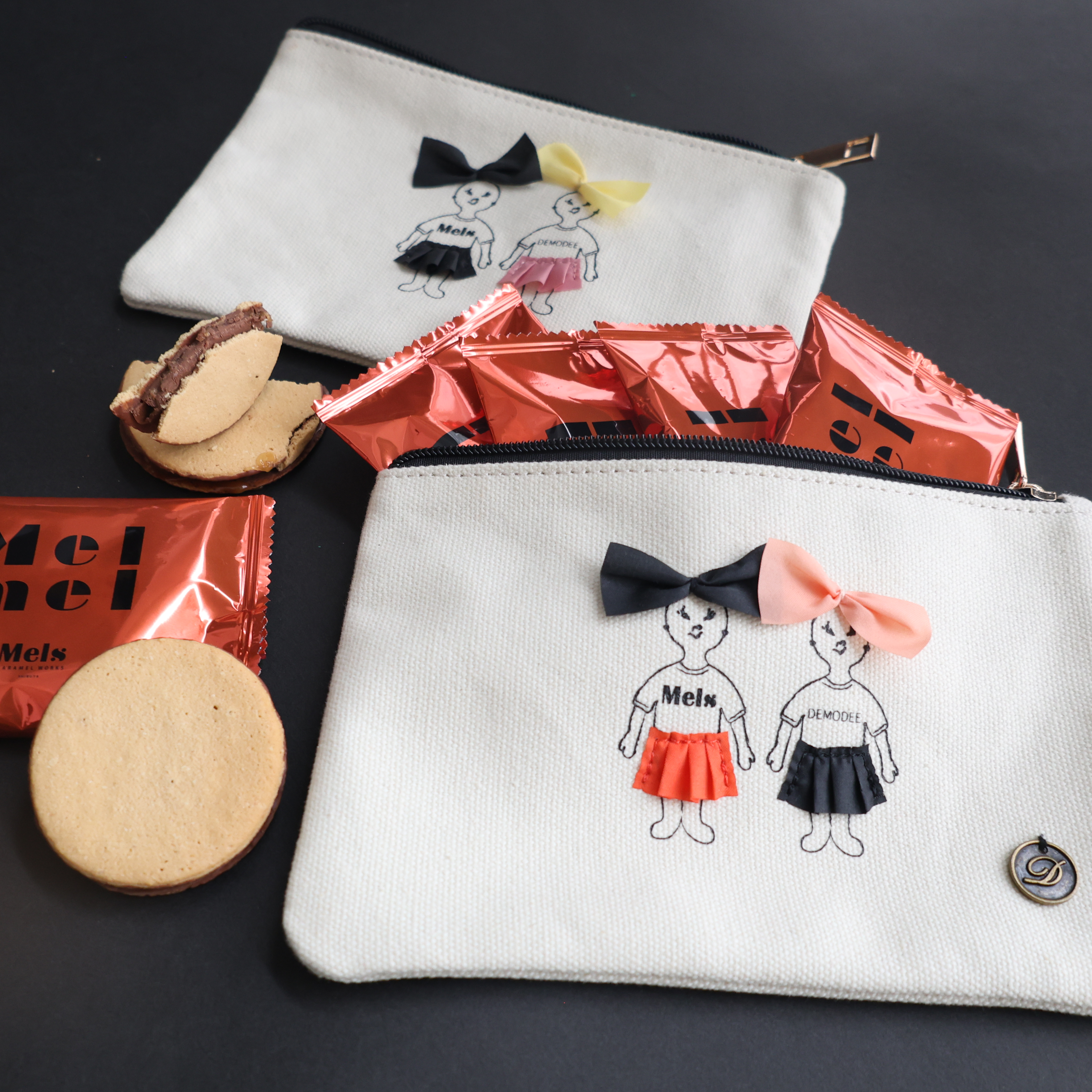 Mel mel （メルメル）Démodée（デモデ）コラボポーチセット – laterre