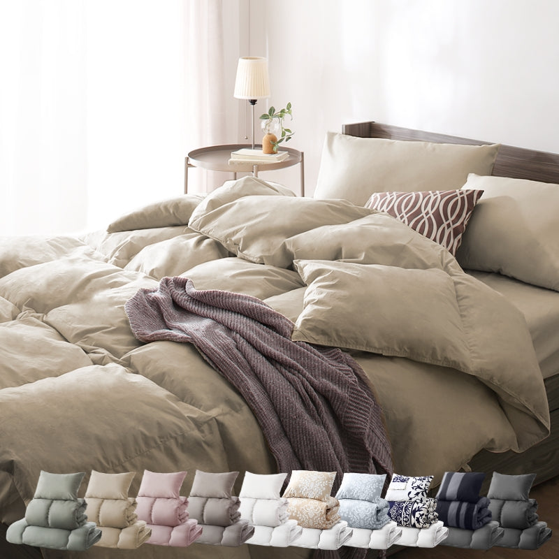 特別価格】20周年記念！新・羽根布団8点セット ニュアンス10カラー