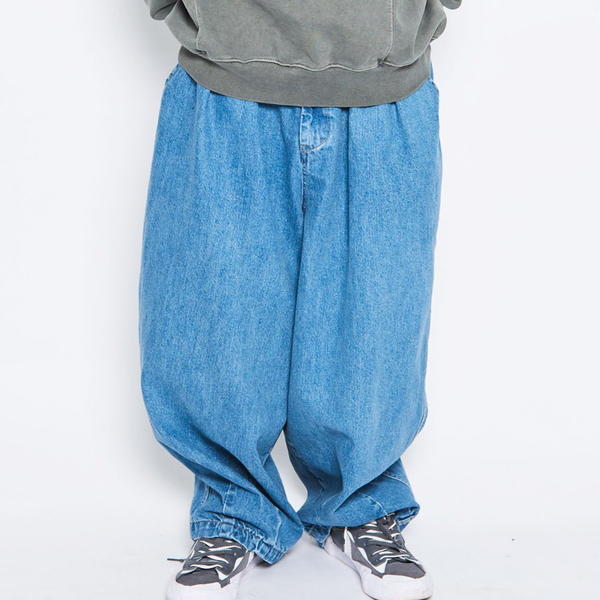 ANGLAN Stone Vintage Denim Balloon Pants アングラン デニム