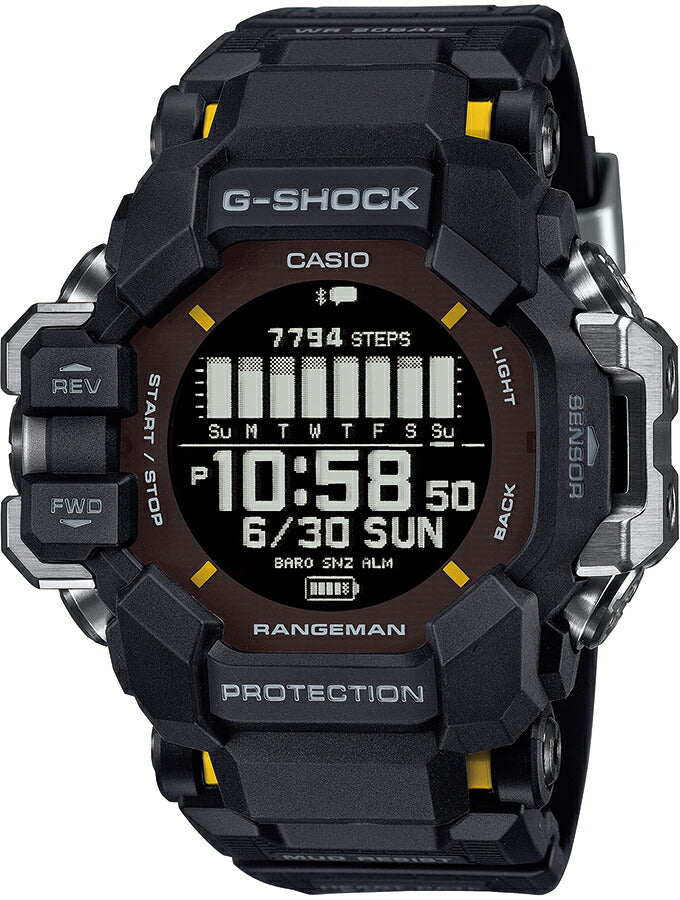 G-SHOCK レンジマン 心拍計 GPS機能 GPR-H1000-1JR メンズ ソーラー