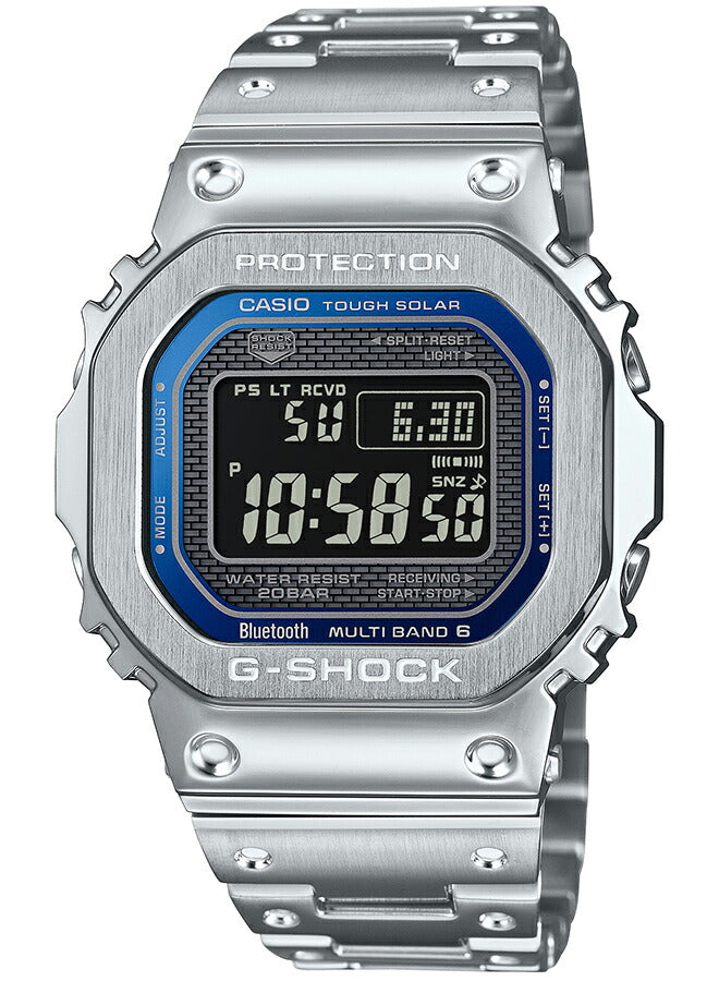 G-SHOCK フルメタル ブルーアクセント GMW-B5000D-2JF メンズ 電波