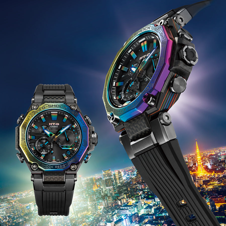 G-SHOCK MT-G 夜景 レインボー MTG-B2000YR-1AJR メンズ 電波ソーラー