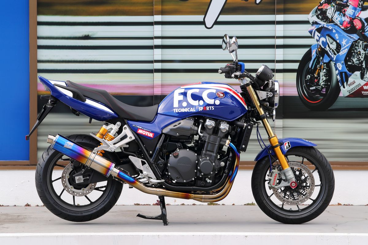 2021- CB1300SF/SB チタンフルエキゾースト ファイヤーポリッシュ4-1