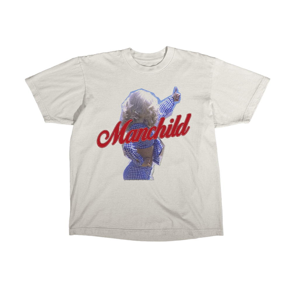 Manchild Rhinestone T-Shirt | Sabrina Carpenter Official AU Store