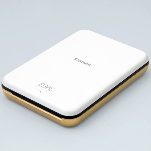 キヤノン スマホ専用ミニフォトプリンター iNSPiC PV-123-GD ゴールド