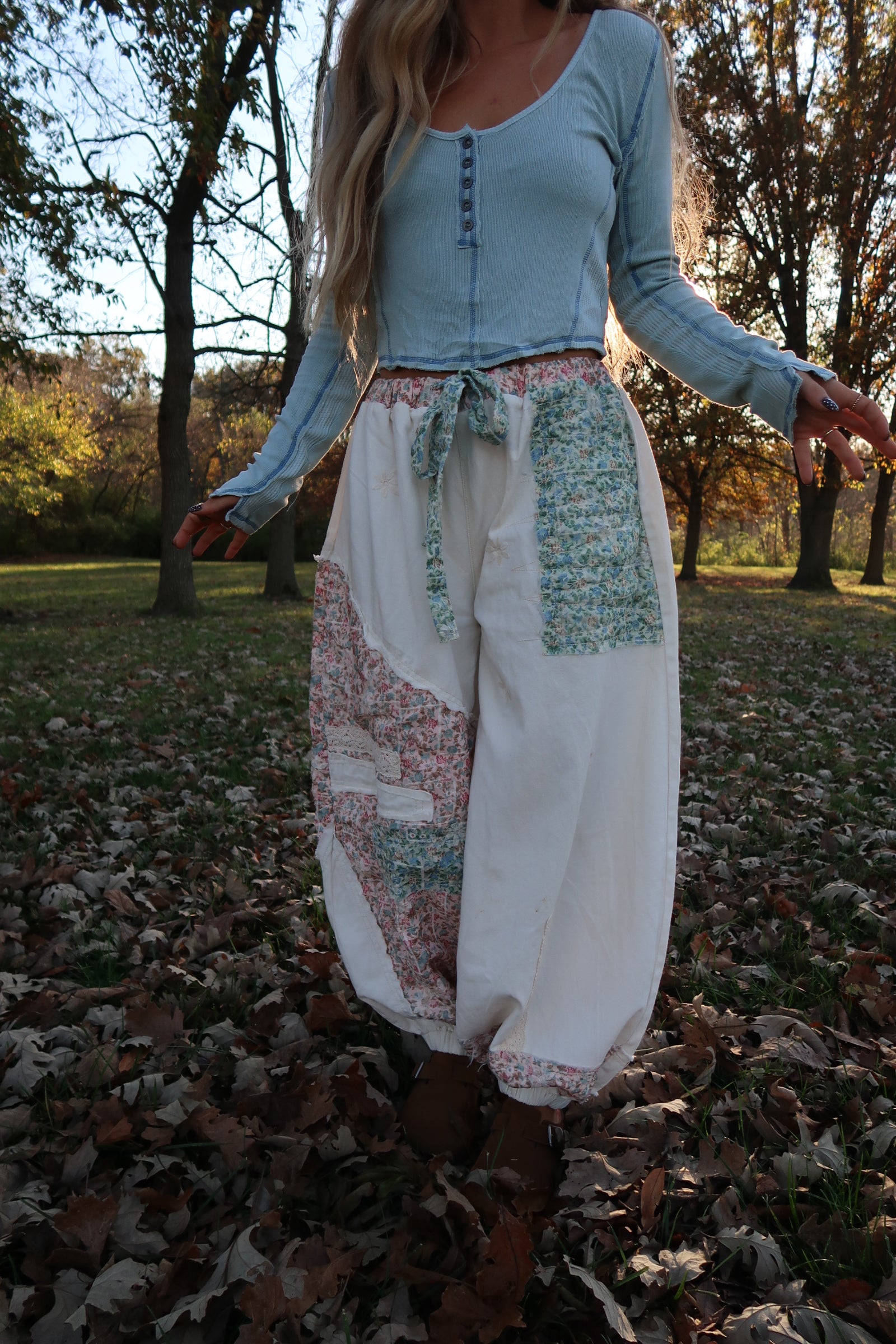 Sweet as Honey Patchwork Jogger – Maddy Jae