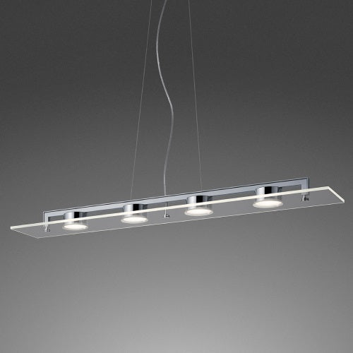 P-FLAT ペンダントライト 4灯 クリア W1040mm - YAMAGIWA OnlineStore