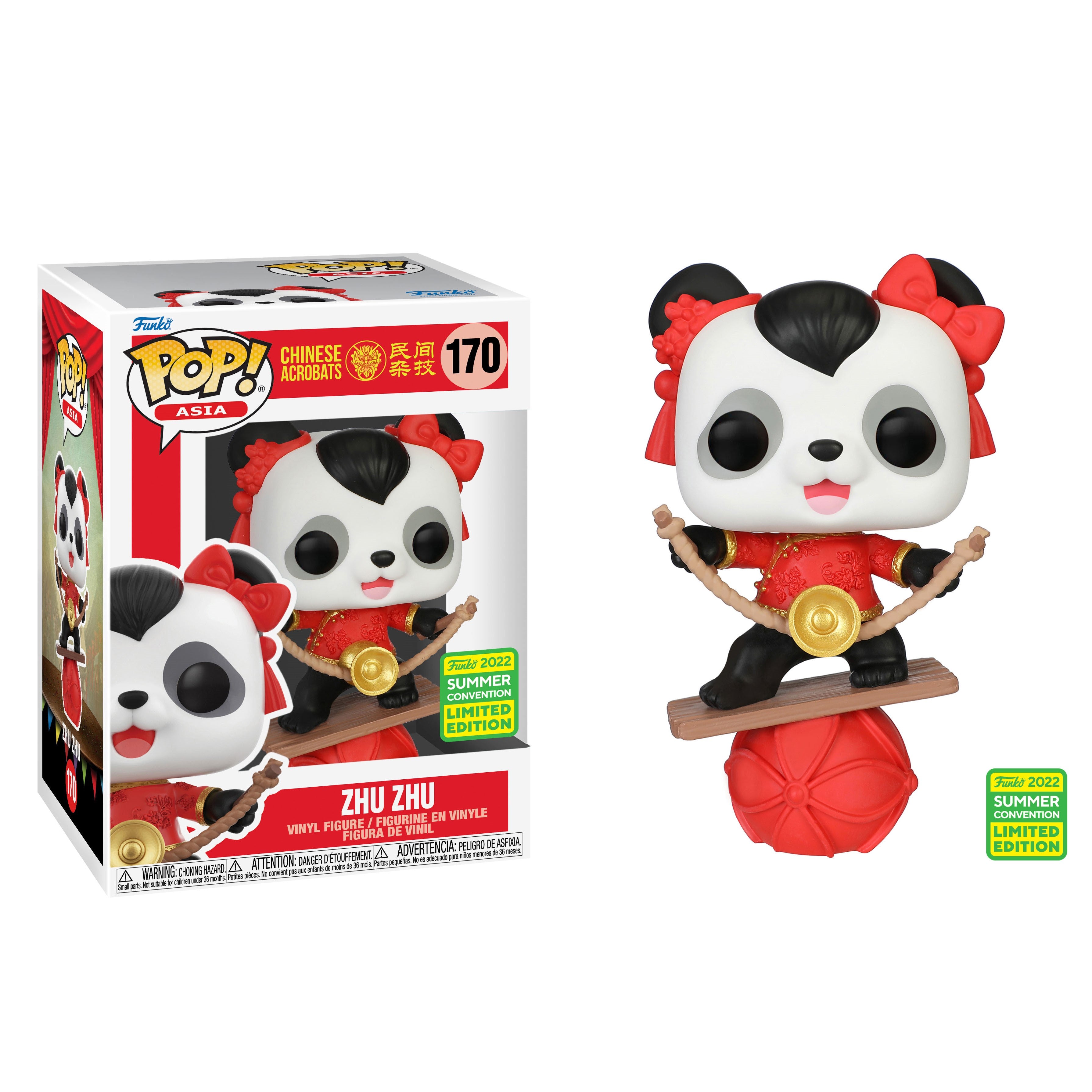 Funko POP! Chinese Acrobatics - Zhu Zhu Vinyl Figure #170 Summer Conve