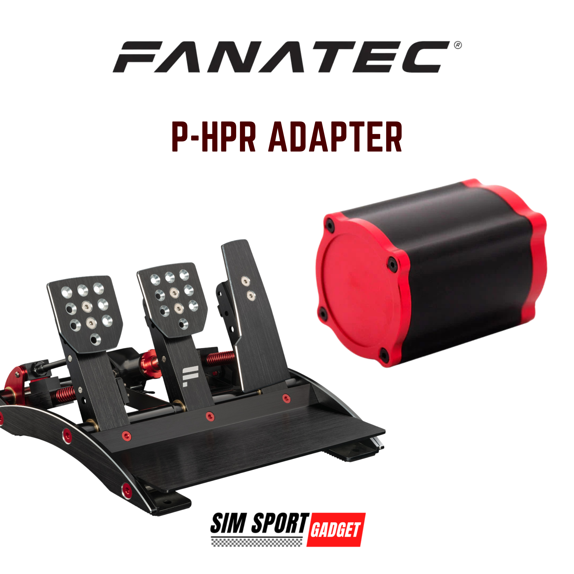 Fanatec ClubSport V3 Pedal Simagic P-HPR Mount