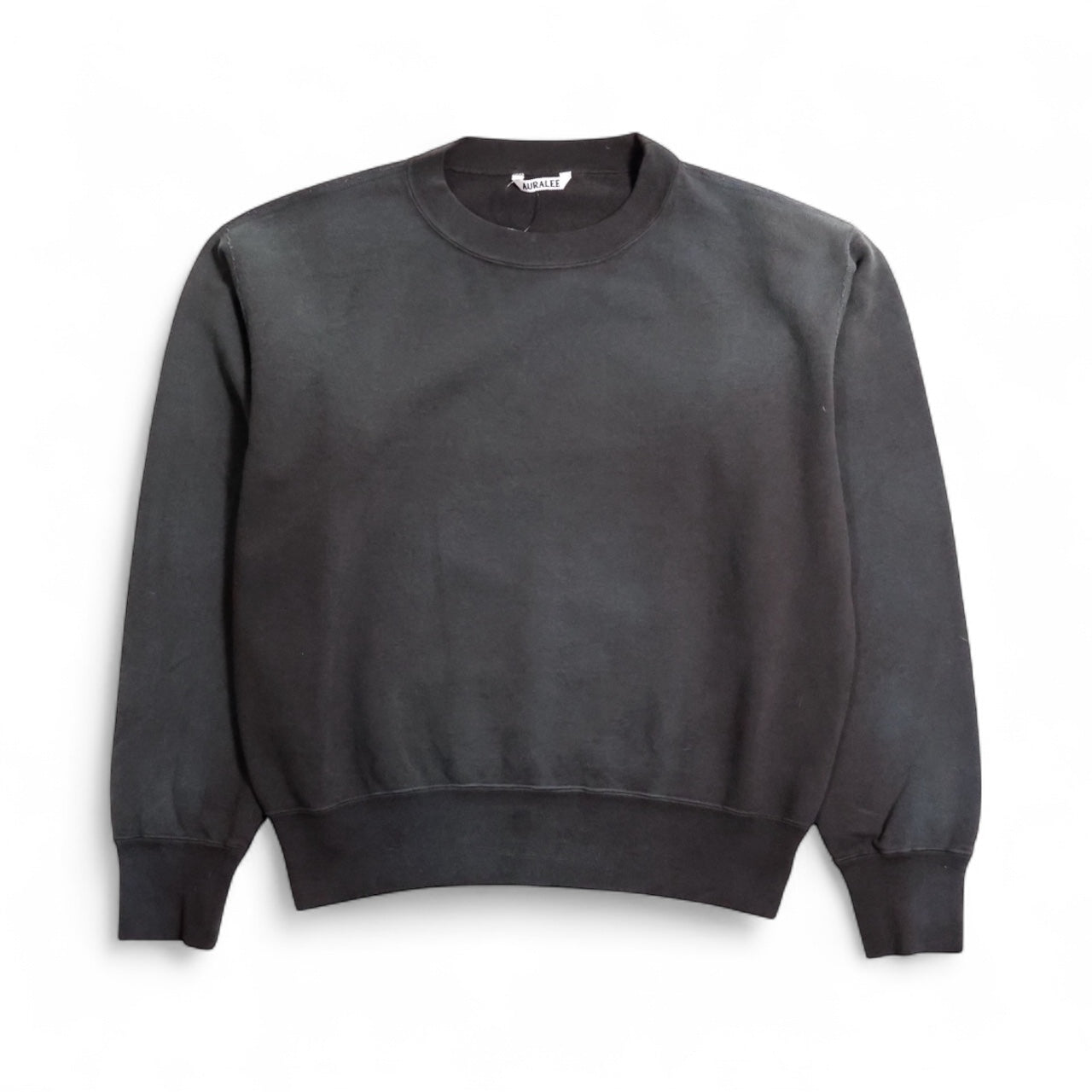 AURALEE 「PRODUCT DYED PIMA LIGHT SWEAT P/O / INK BLACK」*RESTOCK
